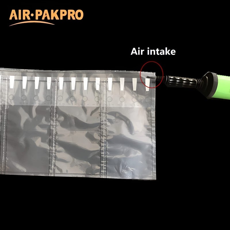 AIR PAKPRO 33 Ft Sturdy Packing Air Cushion Bags Air Pillows Void Fill Cushioning for Shipping and Packaging with Hand pump - Image 4